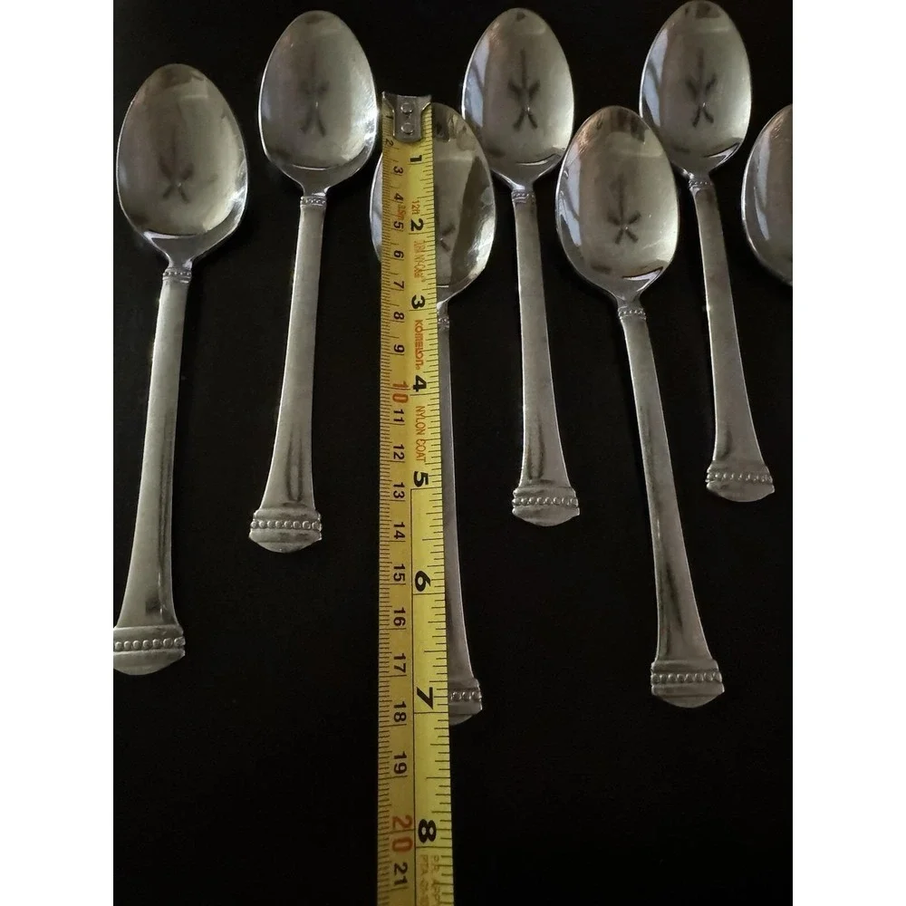 Towle Beaded Classique Flatware Soup‎ Tablespoon (Set of 8) FW15